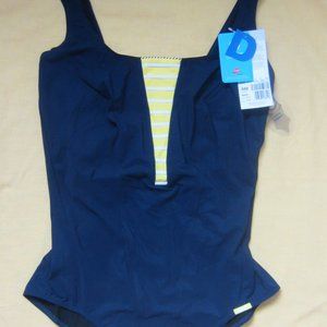 Navy Blue One-piece swimsuit Size 18 (48D/18D)~Lidea Navy Blue swimsuit Size 18